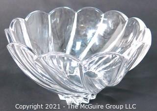 Decorative Signed Marquis By Waterford Crystal Bowl. It Measures approximately 7 1/2" In Diameter. 