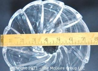 Decorative Signed Marquis By Waterford Crystal Bowl. It Measures approximately 7 1/2" In Diameter. 