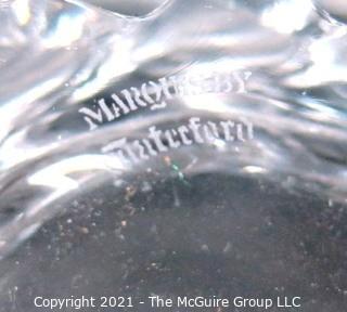 Decorative Signed Marquis By Waterford Crystal Bowl. It Measures approximately 7 1/2" In Diameter. 