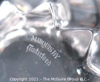 Decorative Signed Marquis By Waterford Crystal Bowl. It Measures approximately 7 1/2" In Diameter. 