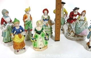 Collection of Made In Occupied Japan Porcelain China Figurines.