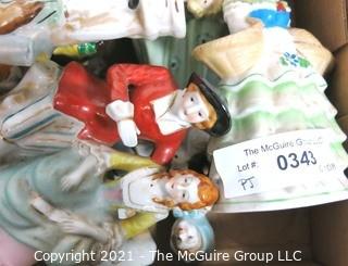 Collection of Made In Occupied Japan Porcelain China Figurines.