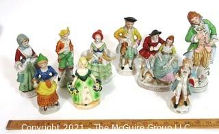 Collection of Made In Occupied Japan Porcelain China Figurines.