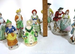 Collection of Made In Occupied Japan Porcelain China Figurines.