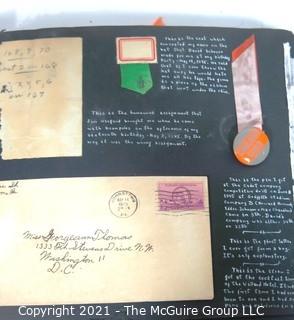 Vintage Personal Scrap Book from the 1940's