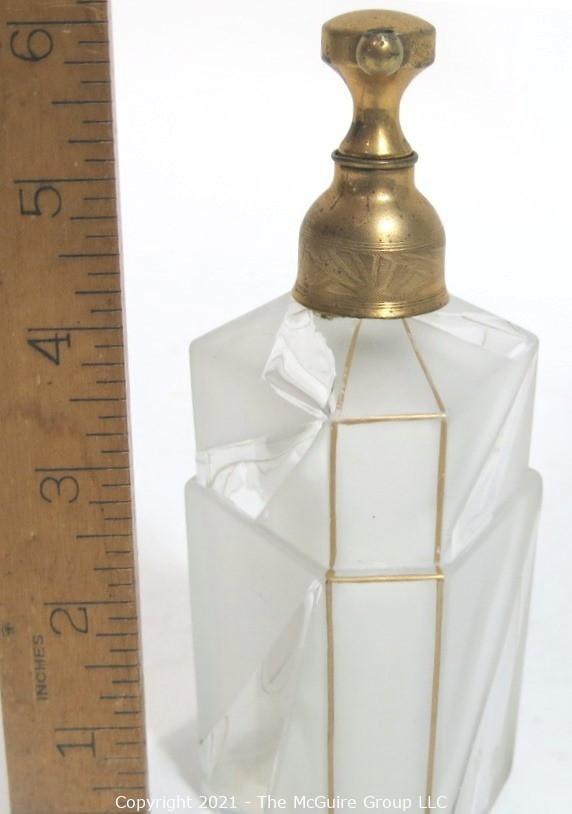 Czech Art Deco Perfume Bottles & Atomizers, 4 Auction