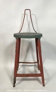 Industrial Steel Work Stool or Chair.