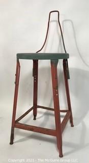 Industrial Steel Work Stool or Chair.