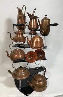 The third group of Copper Metal Ware (Does not include the display stand)