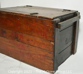 Antique Franklin Sugar Refining Co Philadelphia Wooden Advertising Crate.  It measures approximately 23" x 15" x 14".