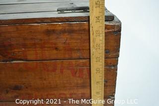 Antique Franklin Sugar Refining Co Philadelphia Wooden Advertising Crate.  It measures approximately 23" x 15" x 14".