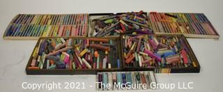 Large Group of Vintage Art Pastel Crayons. 