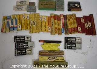 Collection of Vintage Pencil Leads in Boxes.  