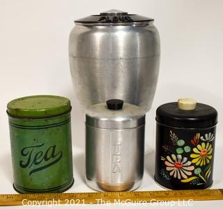 Collection of Kitchen Canisters 