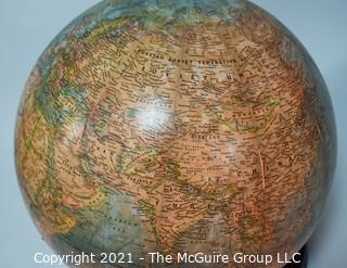 Vintage National Geographic Light Up Globe on Stand. 