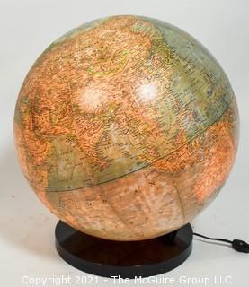 Vintage National Geographic Light Up Globe on Stand. 