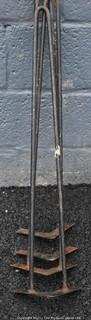 Set of (4) Iron Hairpin Table Legs; 29"T