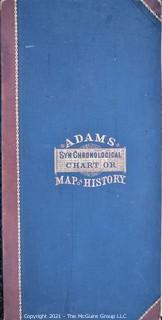 Victorian Adams' Synchronological Chart Or Map of History