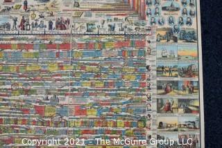 Victorian Adams' Synchronological Chart Or Map of History