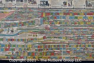 Victorian Adams' Synchronological Chart Or Map of History