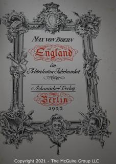 Book: "England" in German by Askanischer Vertag