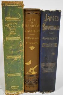 Collection of 3 hardback 19th c books; some illustrated