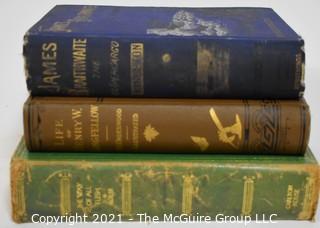 Collection of 3 hardback 19th c books; some illustrated