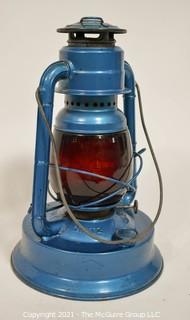 Dietz Oil Lantern with Red Glass Insert