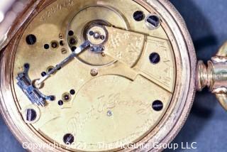 Size 18 - Hampden Watch Co - Pratt & Ganung, Litchfield, CT - Serial# 373015
Open 18k Gold Filled Case {Note: Description Altered 4-6-22 @7:41pm ET}