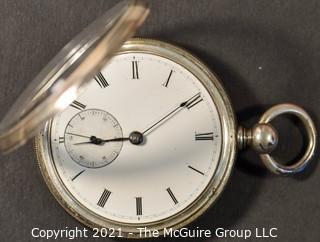 Size 18 - Hampden Watch Co. - Independent Watch Co., Fredonia, NY - Serial# 170083 - 
Open Sterling Case
