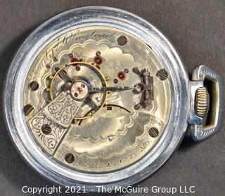 Size 18 - Hampden Watch Co. - Cady & Olmstead, Kansas City, MO - Serial# 466873 - 17J - Adjusted - Hunting Base Metal Case - Lever Set
