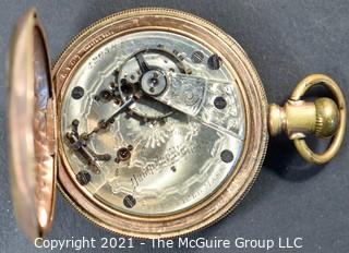 Size 18 - Hampden Watch Co., Springfield, MA - 
Serial# 426384 - Open Gold Plated Case