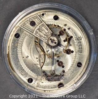 Size 18 - Hampden Watch Co. - Perry, Springfield, MA - Serial# 252363 - 15J - Adjusted 