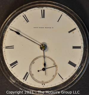 Size 16 - New York Watch Co. - Albert Clark, Springfield MA - Serial# 6012 - 3/4 Plate - 11J 