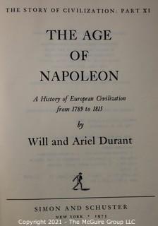 The Story of Civilization (9 volume set), by Will Durant 