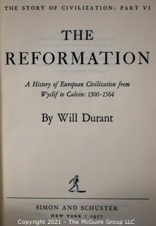 The Story of Civilization (9 volume set), by Will Durant 