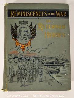 2 Hard Cover Books on the Civil Ware: Loudoun County and the Civil War  by Divine & Others & Reminiscences and Thrilling Stories of the War By Returned Heroes by James Rankin Young. 