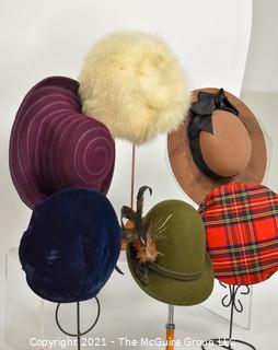 Group of Wool and Fur Hats