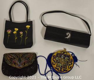 Four Evening Purses or Handbags