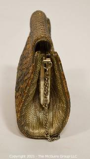 Woven Mixed Metal Clutch or Handbag by Artistic Bombay