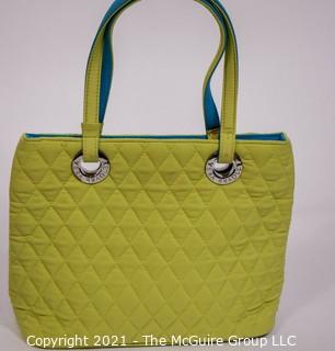 Five Small Totes or Handbags Including Prada, Harrods & Vera Bradley 