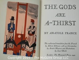 Grouping of (8) volumes including "The God's Are A-Thirst" by Anatole France