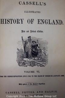 4 Volume Set: "Cassell's Illustrated History of England" 