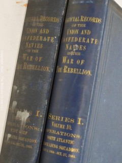 2 Vol. Set: "Nautical Records of the Union and Confederate Navies in the War of the Rebellion"