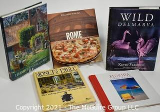 Grouping of (5) coffee table books on varying subjects 