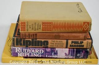 Group of (5) books including authors Rudyard Kipling and Thomas Wilde 