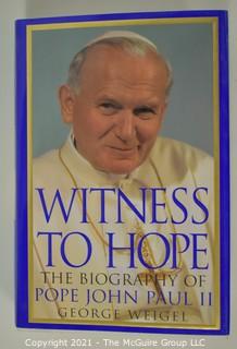 "Witness To Hope", the biography of John Paul II, by George Weigel; signed