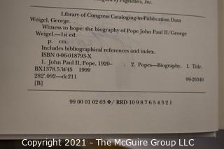 "Witness To Hope", the biography of John Paul II, by George Weigel; signed