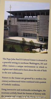 "At the Alter of The World"; published by the Pope John Paul Cultural Center, Washington DC