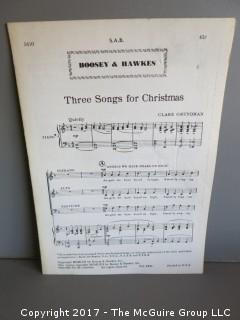 Collection of Sheet Music.  See all the photos